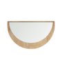70141 - Celeste Light Brown Wood Small Mirror