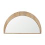 70142 - Celeste Light Brown Wood Large Mirror