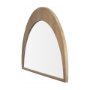70142 - Celeste Light Brown Wood Large Mirror