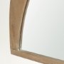 70142 - Celeste Light Brown Wood Large Mirror