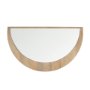 70142 - Celeste Light Brown Wood Large Mirror