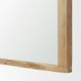 70143 - Celeste Light Brown Wood Arched Mirror