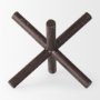 67200 - Astericks I (Large) 10L x 10W Brown Metal Decor Object