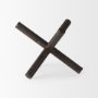 67201 - Astericks II (Medium) 8L x 7W Brown Metal Decor Object