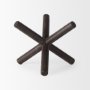 67201 - Astericks II (Medium) 8L x 7W Brown Metal Decor Object
