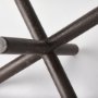 67201 - Astericks II (Medium) 8L x 7W Brown Metal Decor Object