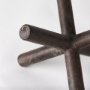 67202 - Astericks III (Small) 6L x 6W Brown Metal Decor Object