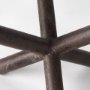 67202 - Astericks III (Small) 6L x 6W Brown Metal Decor Object
