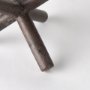 67202 - Astericks III (Small) 6L x 6W Brown Metal Decor Object