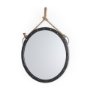 37139 - Pendula 27L x 27H Round Metal Frame Mirror
