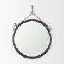 37139 - Pendula 27L x 27H Round Metal Frame Mirror