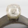 53060 - Lux Copper Metal Five Hurricane Glass Holder Table Candle Holder 