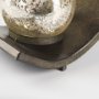 53060 - Lux Copper Metal Five Hurricane Glass Holder Table Candle Holder 