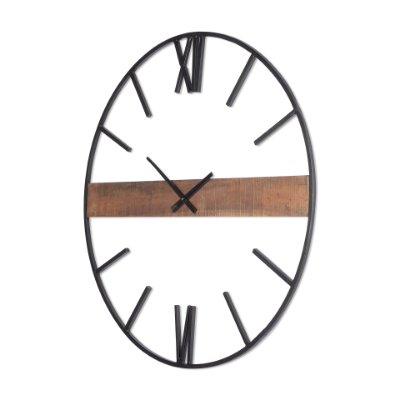 67523 - Roman 36" Round Oversize Industrial Wall Clock