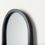 68557 - Katherine Wall Mounted Mirror w Glass Bottle for Botanicals or Floral
