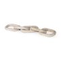69571 - Alix 29.0L x 5.0W x 5.0H Beige Wooden Link Chain Decorative Object