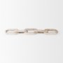 69571 - Alix 29.0L x 5.0W x 5.0H Beige Wooden Link Chain Decorative Object