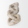69571 - Alix 29.0L x 5.0W x 5.0H Beige Wooden Link Chain Decorative Object