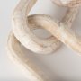 69571 - Alix 29.0L x 5.0W x 5.0H Beige Wooden Link Chain Decorative Object