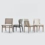 69829 - Wynn Fabric W/Brown Wood Dining Chair