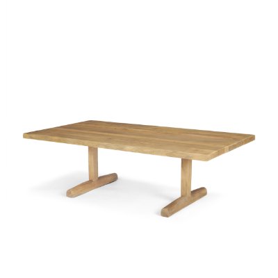 69958 - Viktor 55"L Light Brown Solid Wood Coffee Table