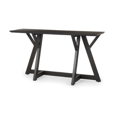69637 - Jennings 54.0L x 16.0W x 29.5H Dark Brown Wood Console Table