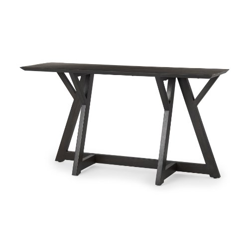 69637 - Jennings 54.0L x 16.0W x 29.5H Dark Brown Wood Console Table