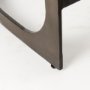 69268 - Tyson 17L x 18W x 28H Black Leather W/ Metal Frame Counter Stool