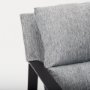 69002 - Guilia Castlerock Gray With Metal Frame Sling Accent Chair