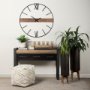 67523 - Roman 36" Round Oversize Industrial Wall Clock