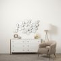 69759 - Savannah White Fir Veneer w/ Gold Metal Accents 6-Drawer Sideboard