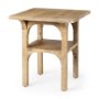 70105 - Candace Light Wood Bridge Accent Table