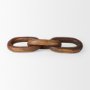 70152 - Tayla Large Medium Brown Wood Chain Link