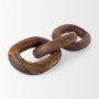 70152 - Tayla Large Medium Brown Wood Chain Link