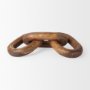 70152 - Tayla Large Medium Brown Wood Chain Link