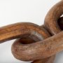 70152 - Tayla Large Medium Brown Wood Chain Link