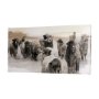 101768-S - Winter Sheeps II by Stellar Design Studio a Hand Embellished Textured Canvas