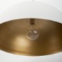 70102 - Doma 24" Round White Dome Pendant Light