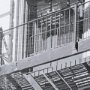 13253 - New York Fire Escape by Susan Vizary Photoy Hand Embelished Framed Photo Art Print Matted under Glas