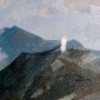 13311 - Vista II by Mercana Studio a Hand Embellished Textured Framed Art Print Matted under Glass