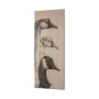 101670-S - Three is a Crowd II by Mercana Studio a Hand Embellished Textured Canvas