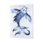 101689-S - Koi Fish Blue I by Mercana Studio a Hand Embellished Textured Canvas