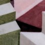 101697-L - Labyrinth I Multi Color by Mercana Studio a Hand Embellished Textured Canvas
