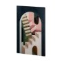 101697-S - Labyrinth I Multi Color by Mercana Studio a Hand Embellished Textured Canvas