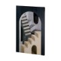 101705-S - Labyrinth I Tri Color by Mercana Studio a Hand Embellished Textured Canvas