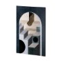 101706-S - Labyrinth II Tri Color by Mercana Studio a Hand Embellished Textured Canvas