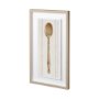 12505 - Floursack Kitchen III by Mercana Studio Hand Embellished Textured Framed Art Print Matted under Glas