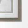 12564 - Walk Time 3 by Mercana Studio a Hand Embellished Textured Framed Art Print Matted under Glass