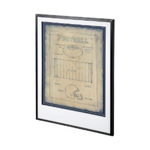 All About the Game II by Ethan Harper a Framed Art Print Matted under Glass