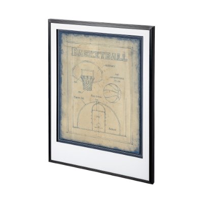 12589 - All About the Game III by Ethan Harper a Framed Art Print Matted under Glass